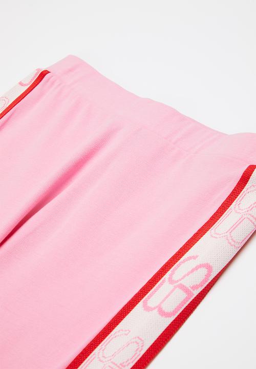 SISSY BOY - Basic leggings with branded side tape - bubblegum pink
