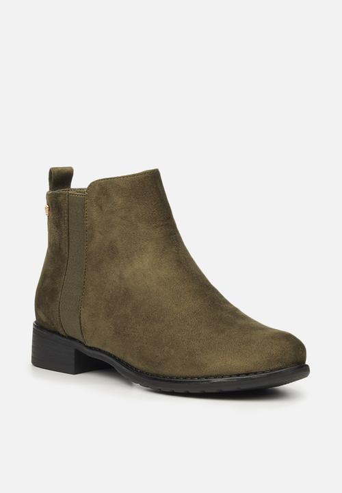 Butterfly Feet - Huda 7 ankle boot - olive
