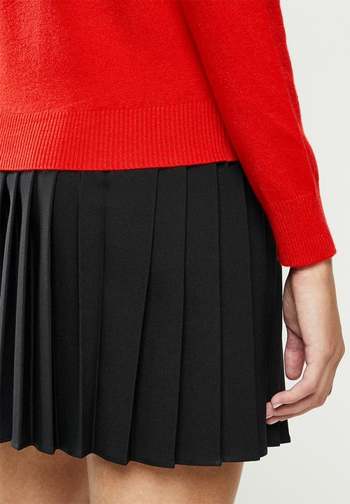 dailyfriday - Slim fit crew neck knit - red