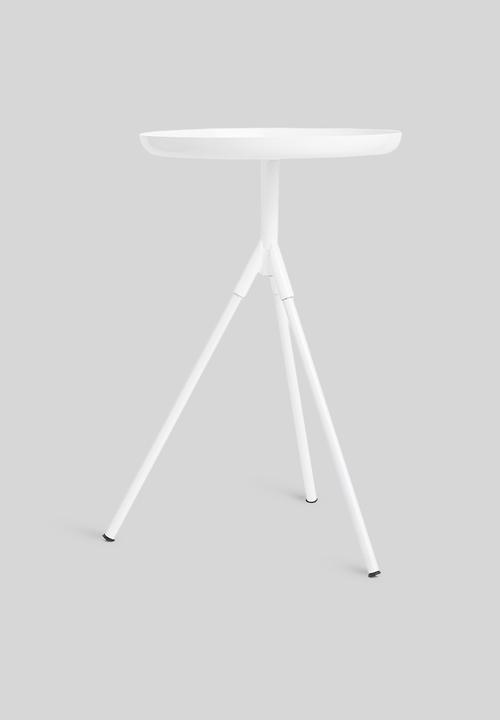 Sixth Floor - Sam tri table - white