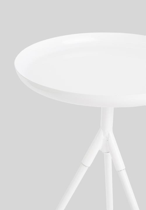 Sixth Floor - Sam tri table - white