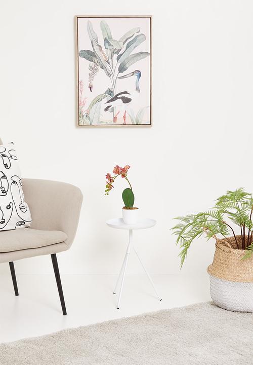 Sixth Floor - Sam tri table - white
