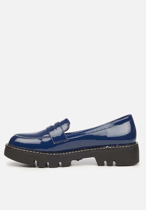 Butterfly Feet - Rileigh 1 lug sole loafer - navy