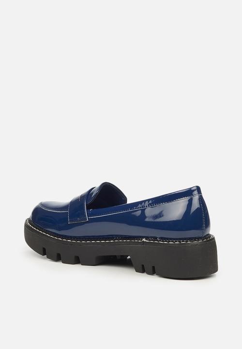 Butterfly Feet - Rileigh 1 lug sole loafer - navy