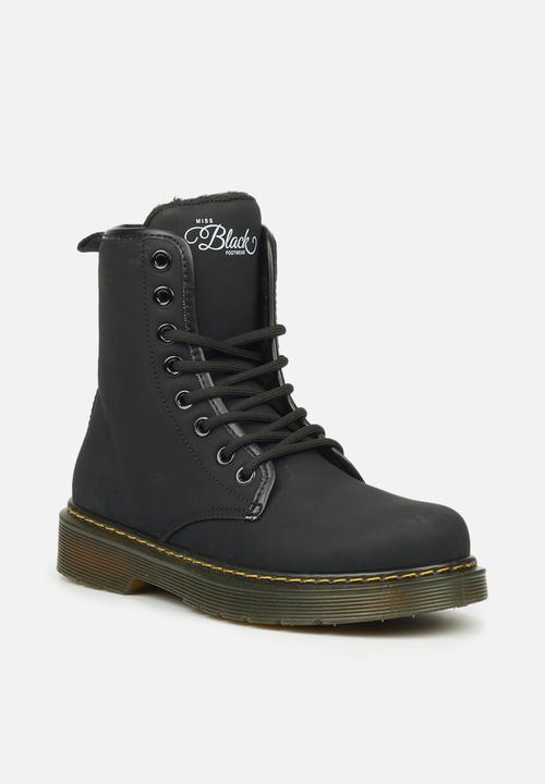 Miss Black - Rush1 lace-up ankle boot - black