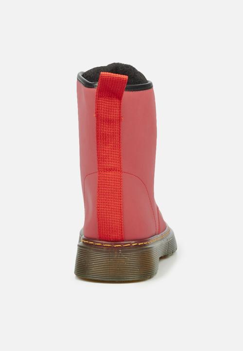 Miss Black - Rush1 lace-up ankle boot - red