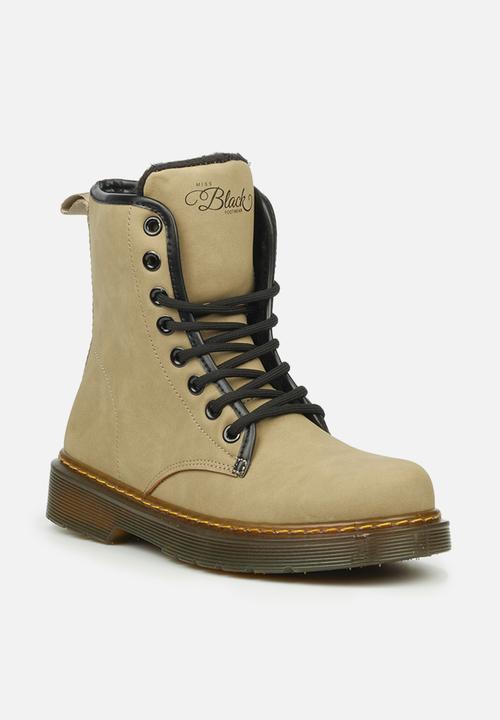 Miss Black - Rush1 lace-up ankle boot - taupe