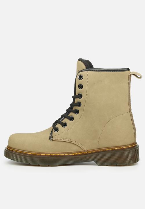 Miss Black - Rush1 lace-up ankle boot - taupe