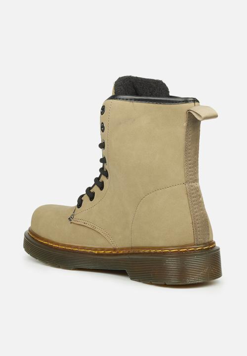 Miss Black - Rush1 lace-up ankle boot - taupe