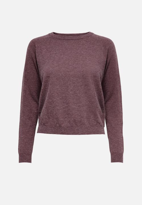 ONLY - Younger long sleeve pullover knit - rose brown