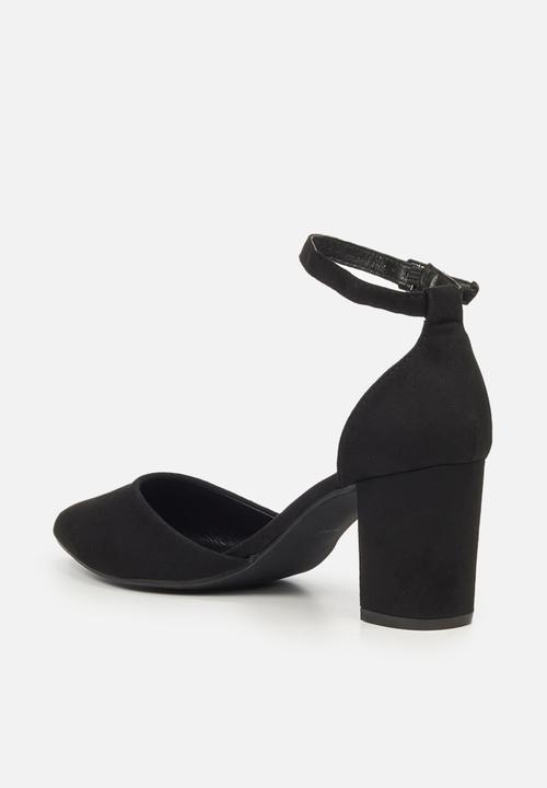 Butterfly Feet - Zara 1 ankle strap heel - black