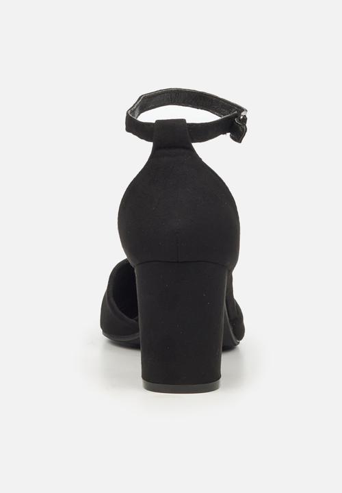 Butterfly Feet - Zara 1 ankle strap heel - black