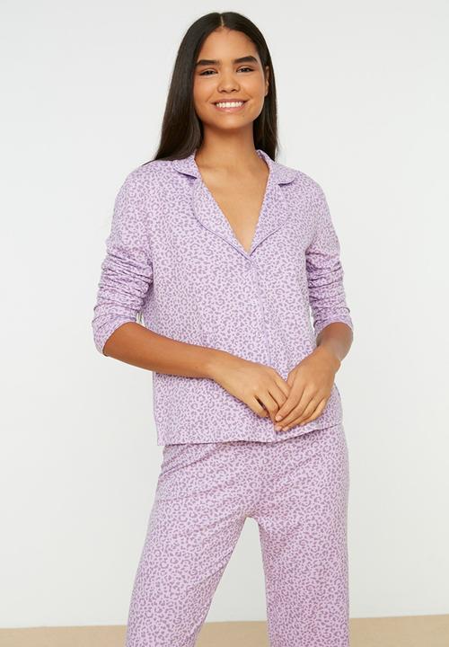 Trendyol - Knit pajamas set - lilac