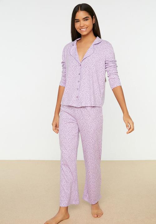 Trendyol - Knit pajamas set - lilac