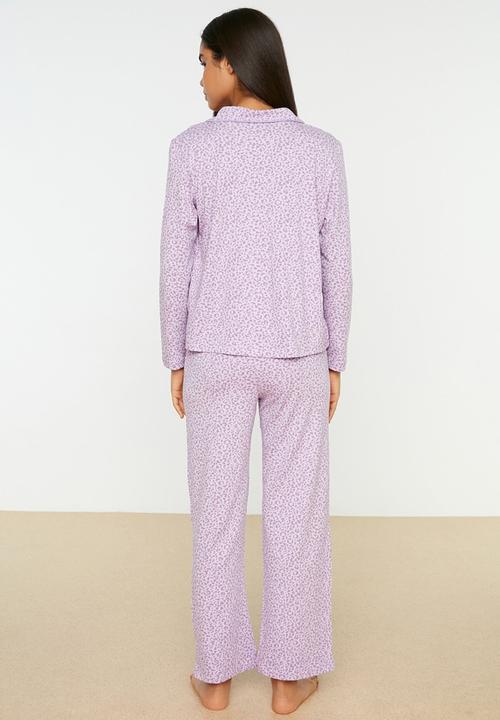 Trendyol - Knit pajamas set - lilac