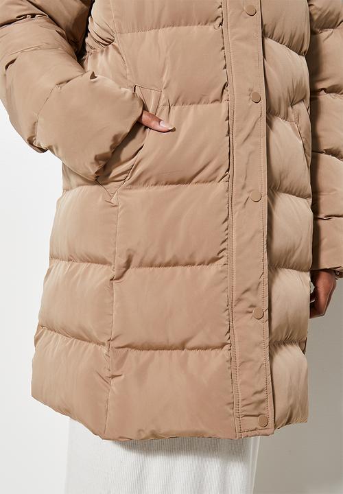 Superbalist - Midi puffer - mocha