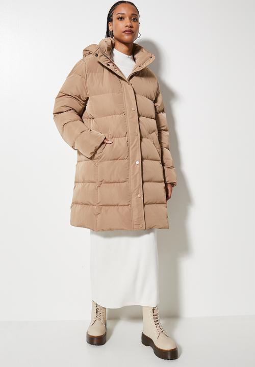 Superbalist - Midi puffer - mocha