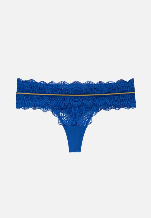 DORINA - Destiny string thong - blue
