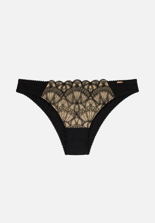 DORINA - Kaz brazilian panty - black