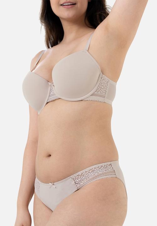 DORINA - Meeka 2 pack brief classic panty - beige & ivory