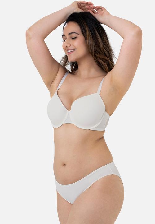 DORINA - Meeka 2 pack brief classic panty - beige & ivory
