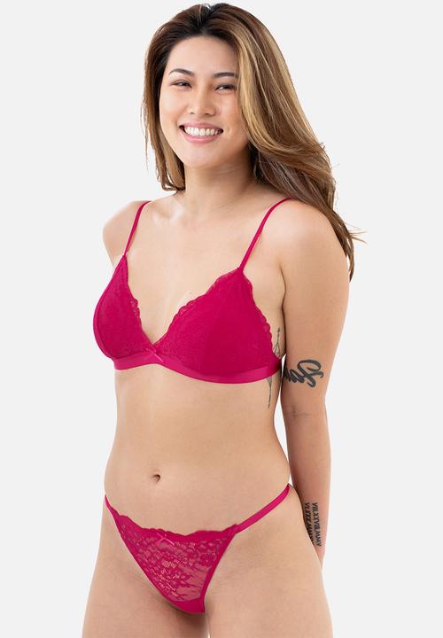 DORINA - Peony 3 pack string thong - multi 