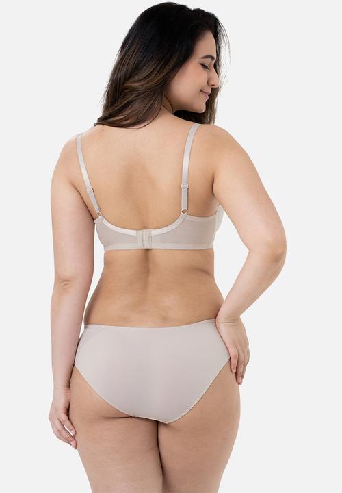 DORINA - Savanna 2 pack cheeky hipster panty - black & beige 