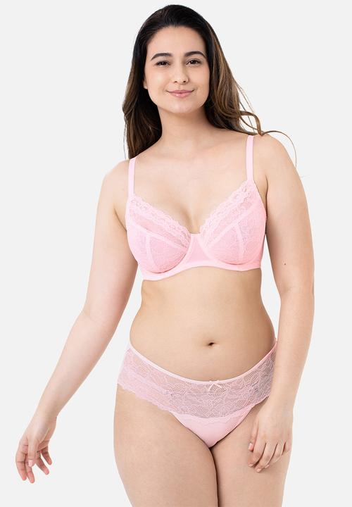 DORINA - Venus 2 pack hipster classic - grey & pink