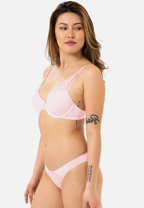DORINA - Alaiya light padded demi bra - pink