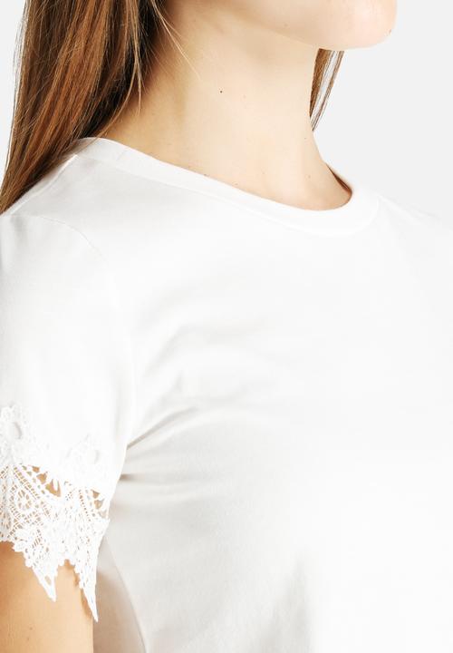 Glamorous - Laced-Hem Crop