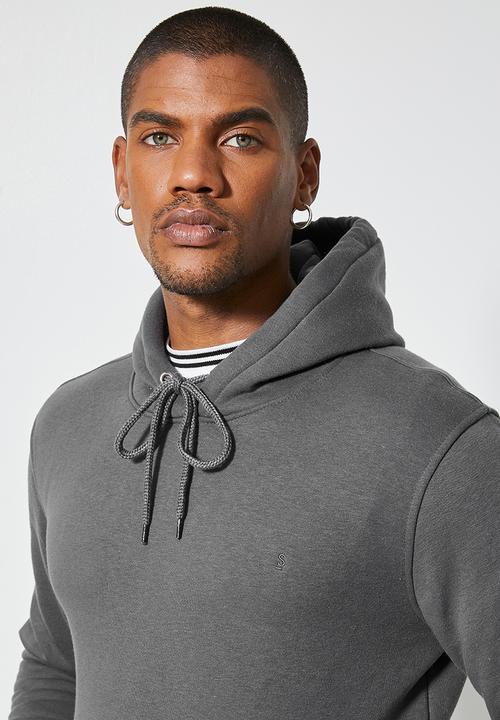 Superbalist - Maddox pullover hoodie - charcoal melange