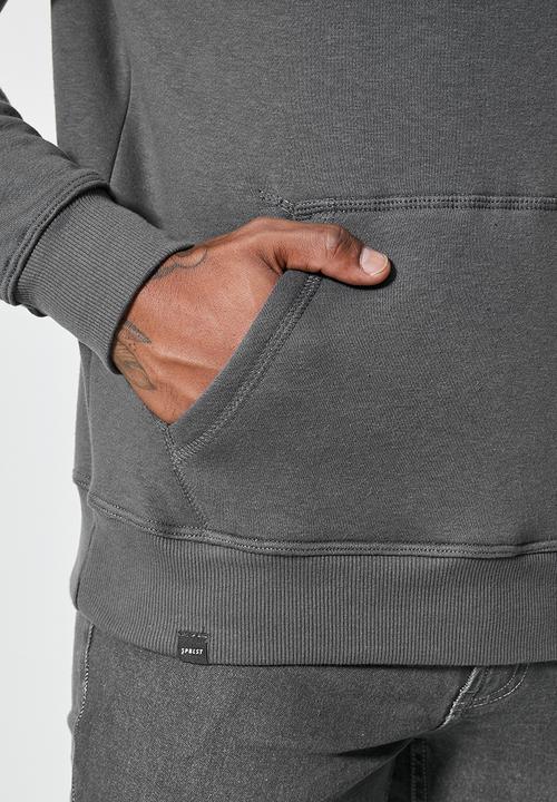 Superbalist - Maddox pullover hoodie - charcoal melange