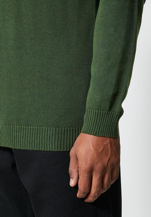 Superbalist - Basic roll neck slim fit knit - green