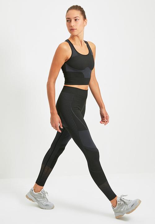 Trendyol - Seamless sports leggings - black