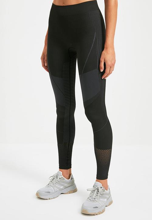 Trendyol - Seamless sports leggings - black