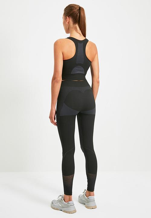Trendyol - Seamless sports leggings - black