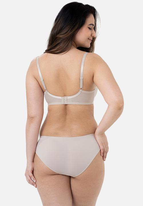 DORINA - Savanna 2 pack non padded bra - black & beige