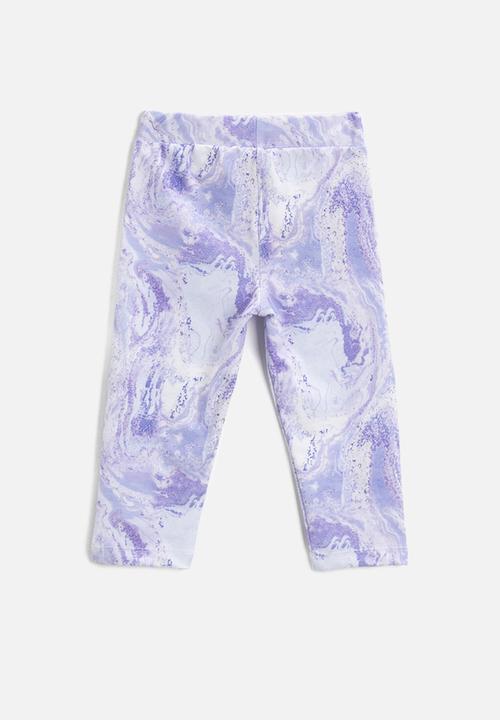 Koton Kids - Girls design legging - lilac