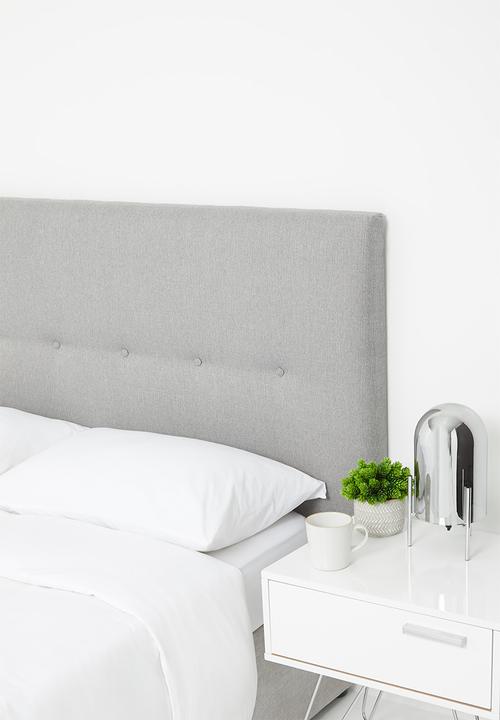 Sixth Floor - Copenhagen button headboard - grey