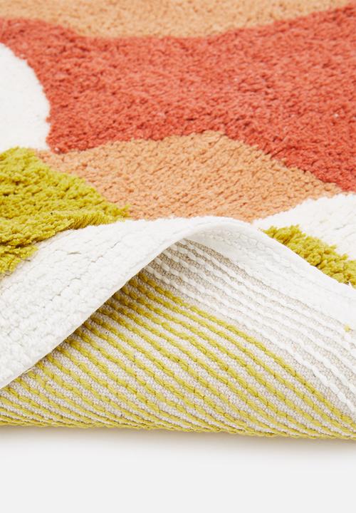 Sixth Floor - Crater round tufted rug - multi