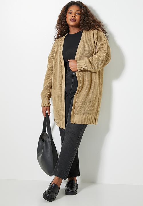 Superbalist - Chunky cardi - camel