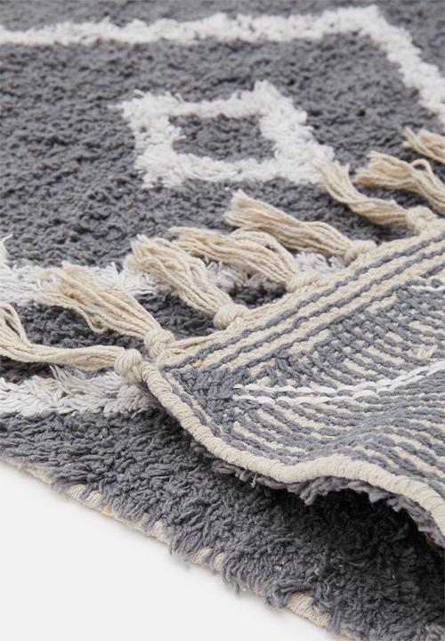 Sixth Floor - Granite tufted runner - grey