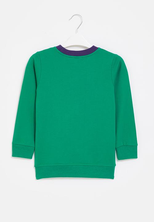 Pop Candy - Boys printed sweater - green 