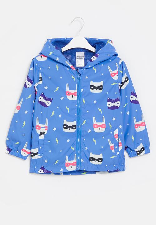 Pop Candy - Boys printed anarak - blue