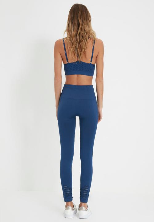 Trendyol - Seamless sport leggings - navy