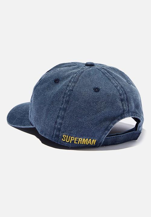 Cotton On - Licensed baseball cap - lcn wb superman/petty blue