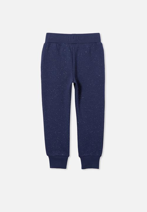Cotton On - Marlo trackpant - indigo/ glitter