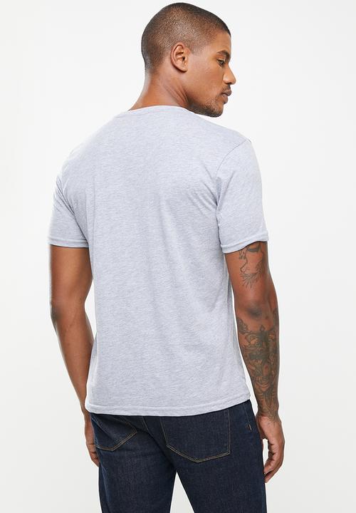 Ben Sherman - Basic short sleeve v neck ben tee - grey