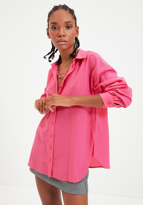 Trendyol - Basic shirt - pink