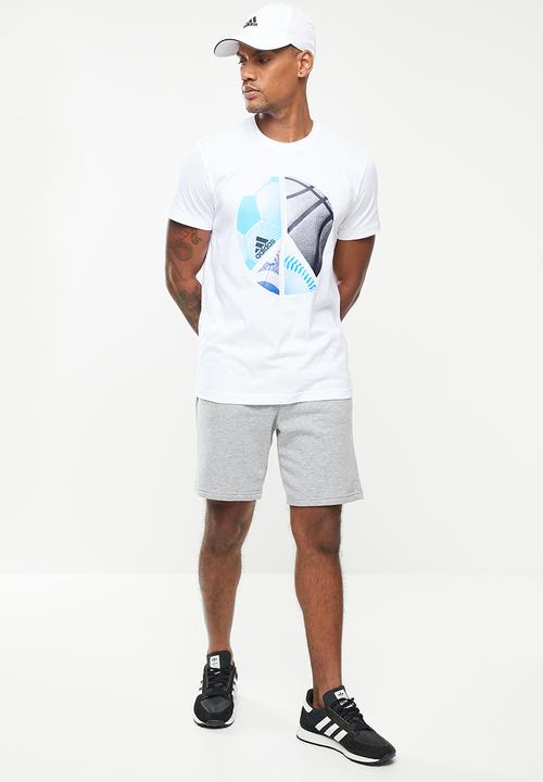 adidas Performance - Multi G2 Tee  -- white